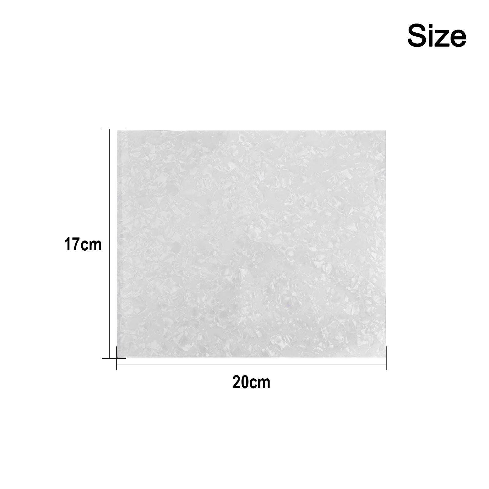 Blank Sheet PVC Pickguard Plate Scratch W/ Protective Film High Quality - Picture 25 of 29