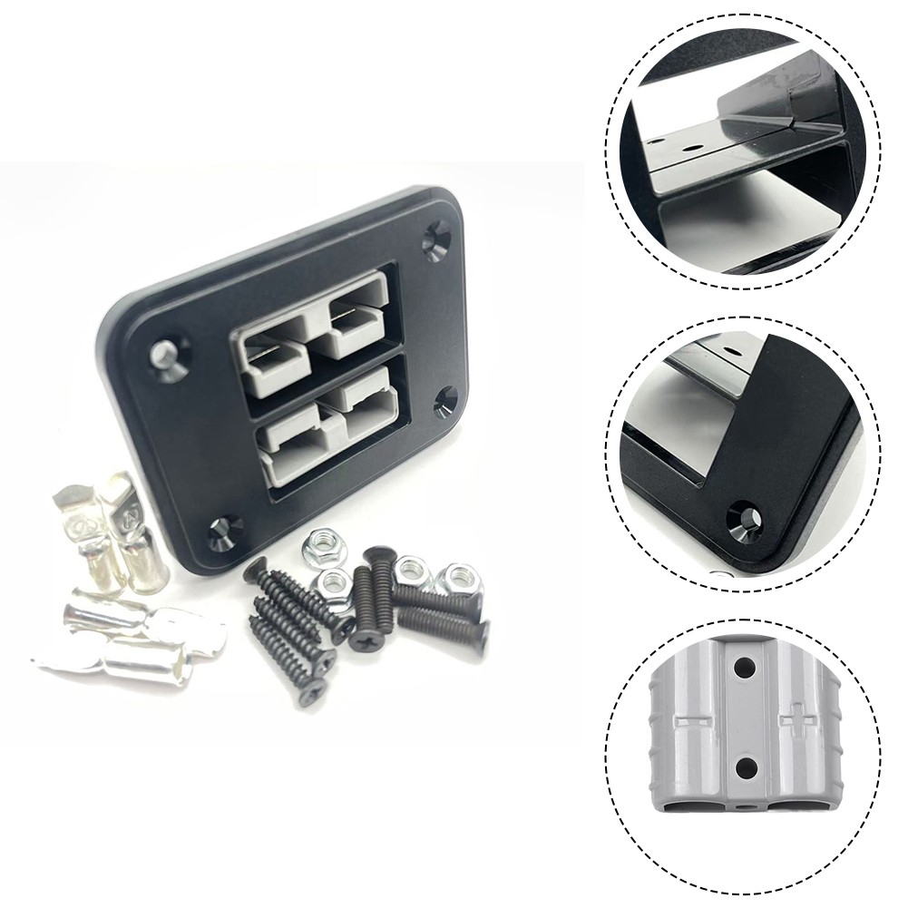 Weather Resistant 50A For Anderson Connector Mounting Bracket for Outdoors Use