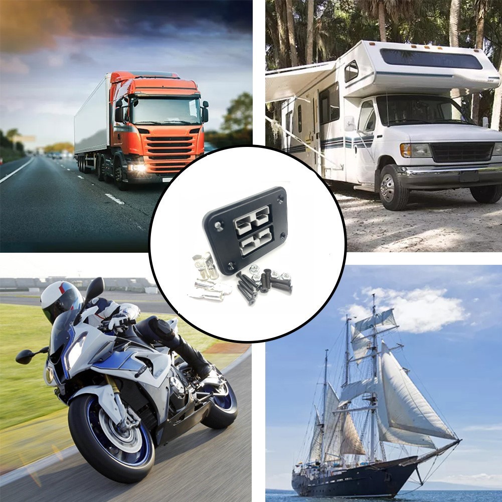 Weather Resistant 50A For Anderson Connector Mounting Bracket for Outdoors Use