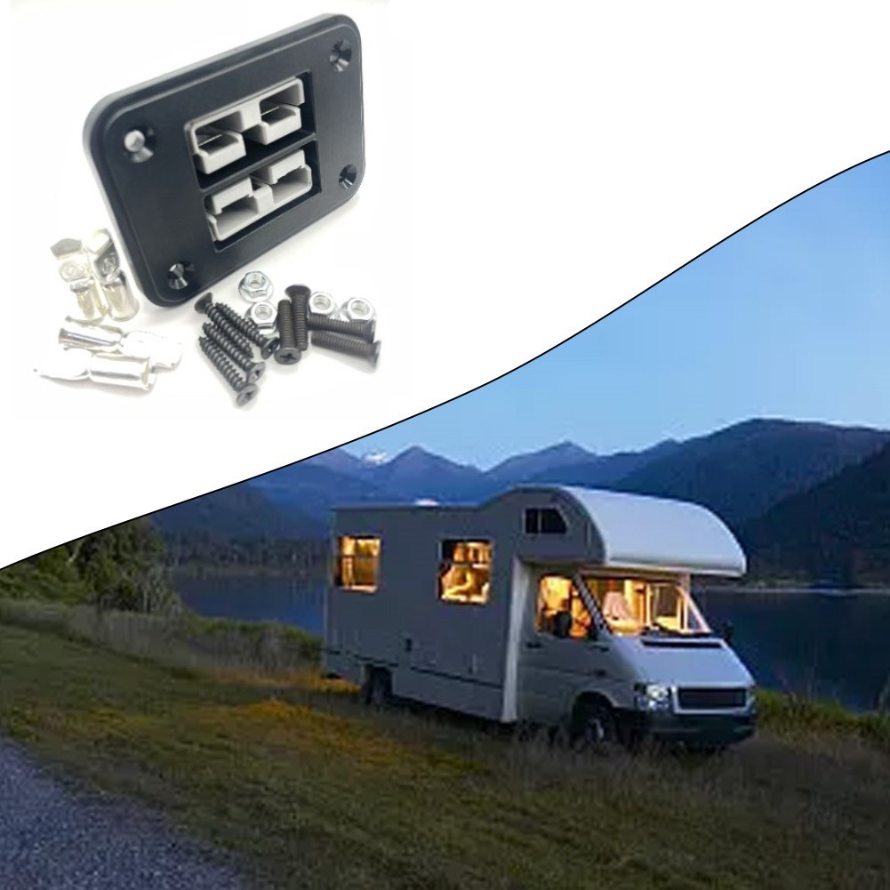 Weather Resistant 50A For Anderson Connector Mounting Bracket for Outdoors Use