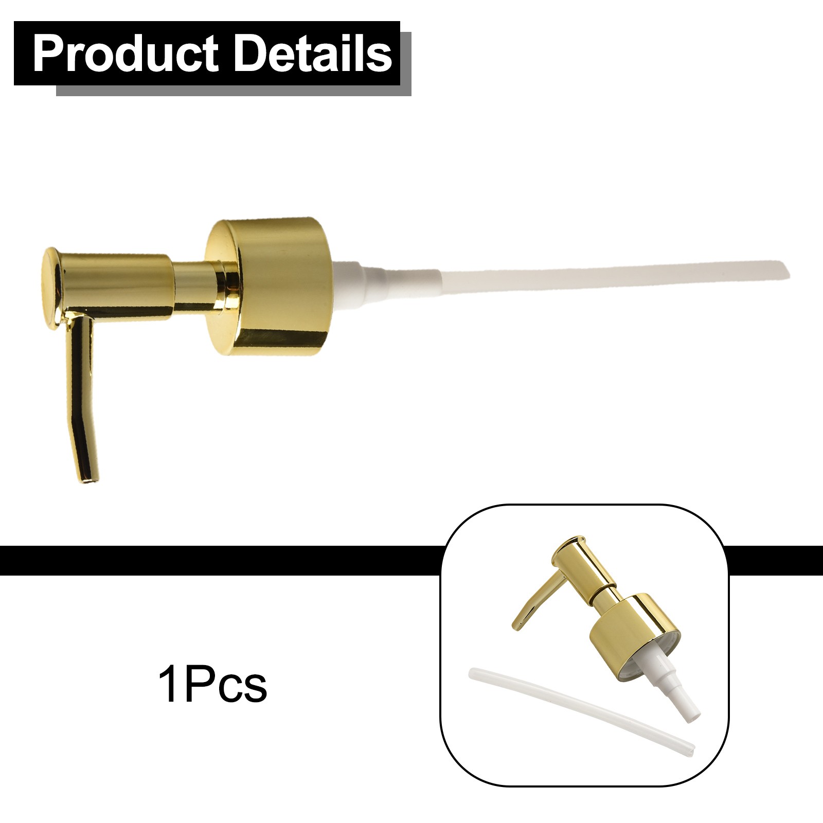 Modern and Functional Soap Dispenser Replacement Compatible with Most Bottles