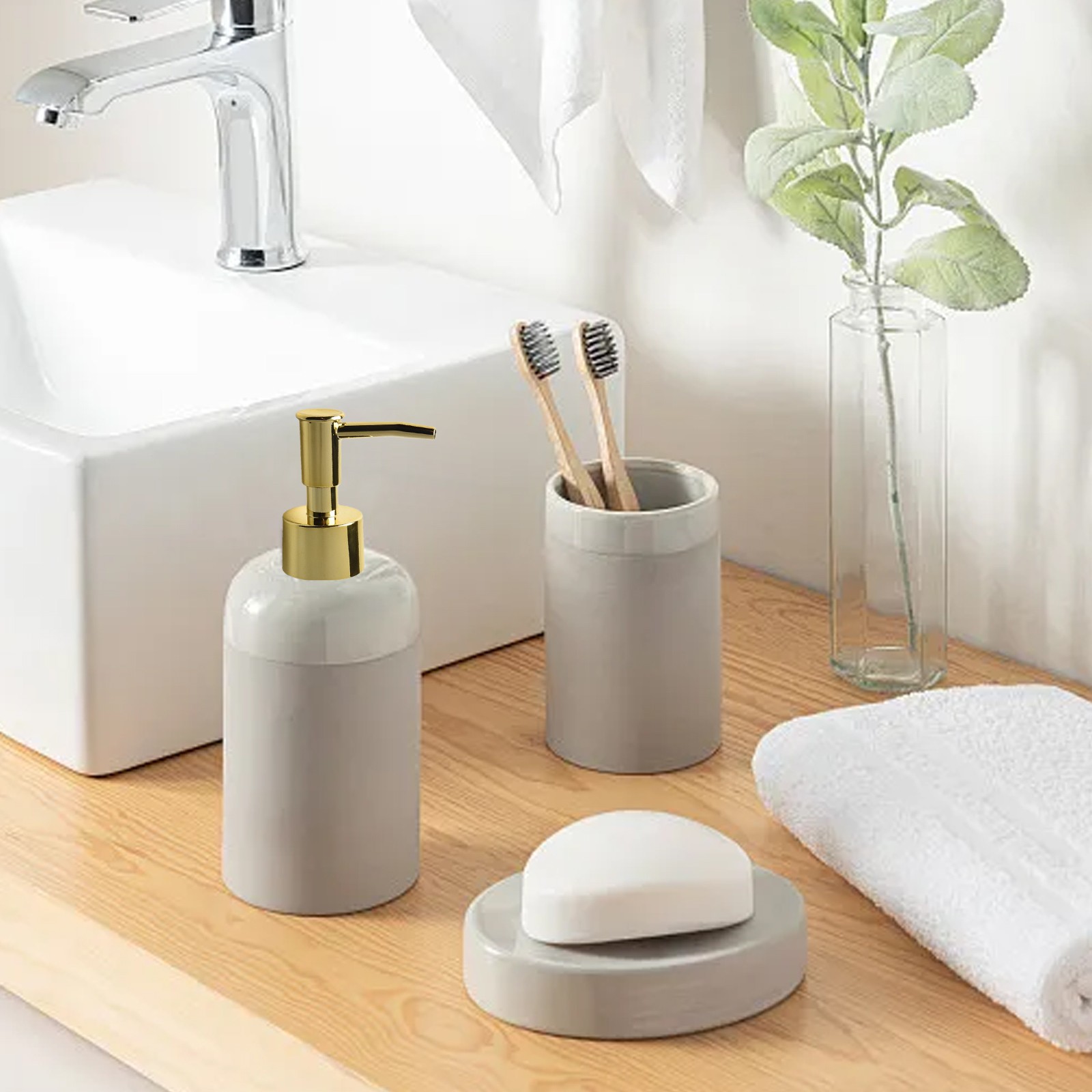 Modern and Functional Soap Dispenser Replacement Compatible with Most Bottles