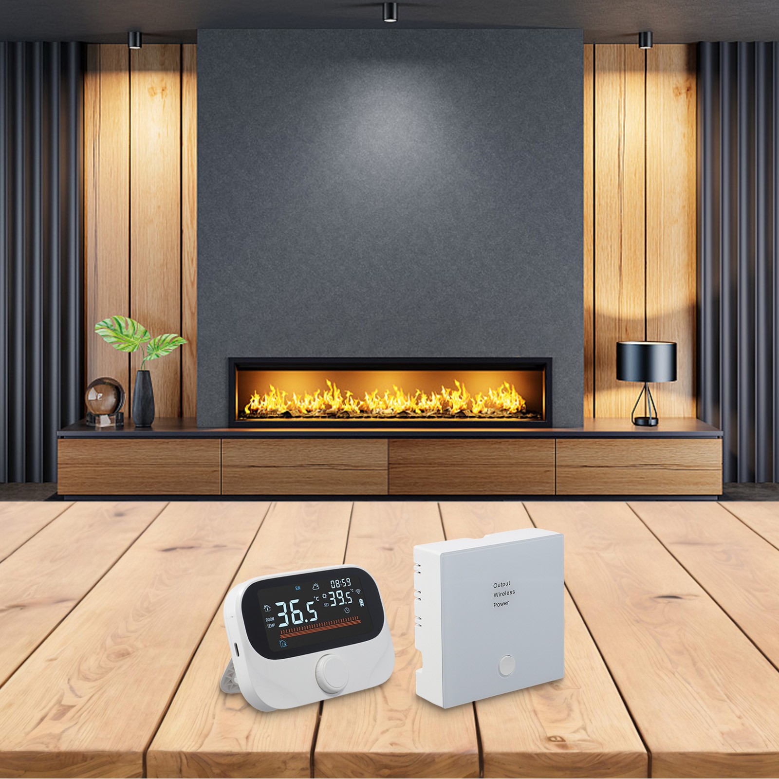 User friendly RF Boiler Thermostat Simplify Your Room's Heating Settings - Picture 29 of 36