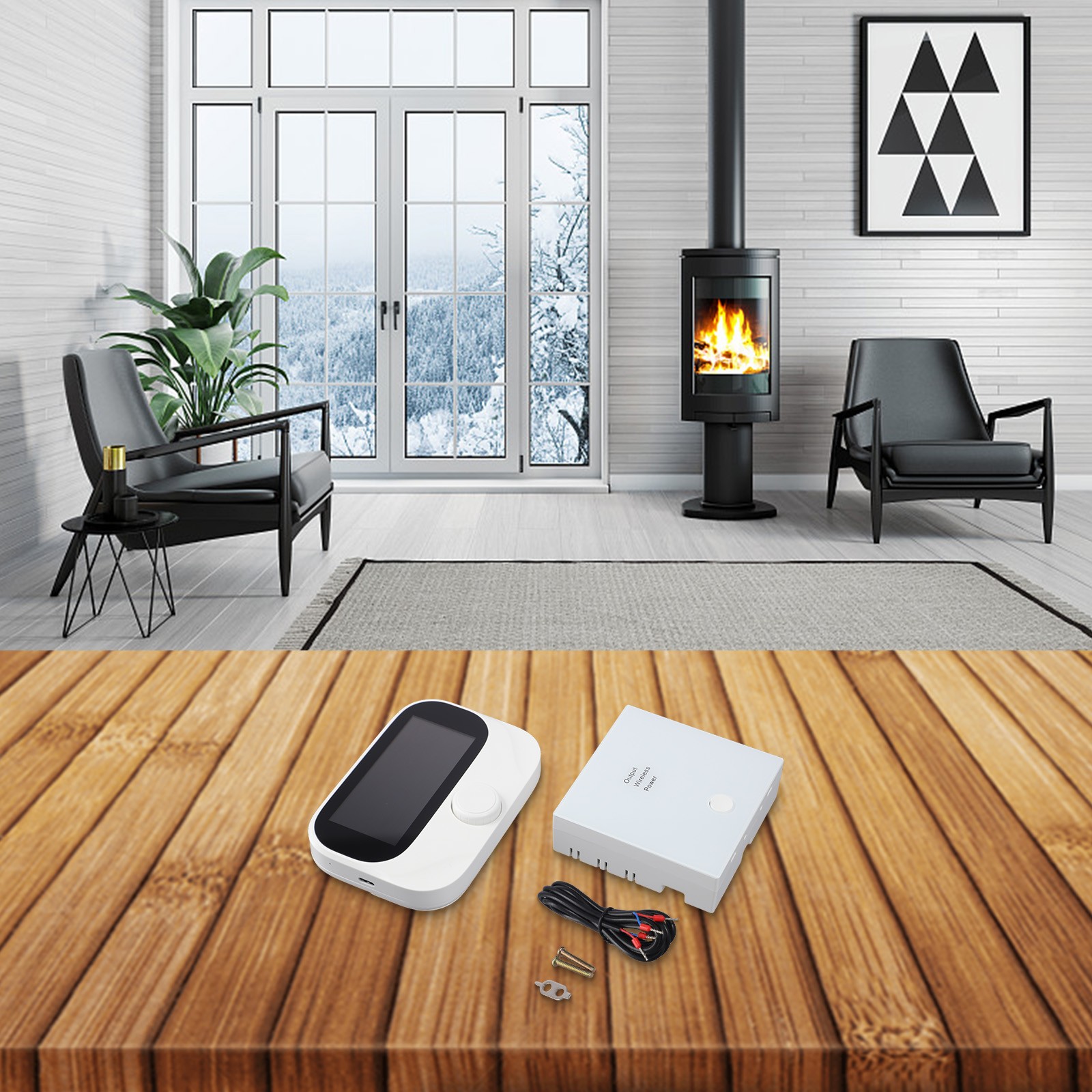 User friendly RF Boiler Thermostat Simplify Your Room's Heating Settings - Picture 31 of 36