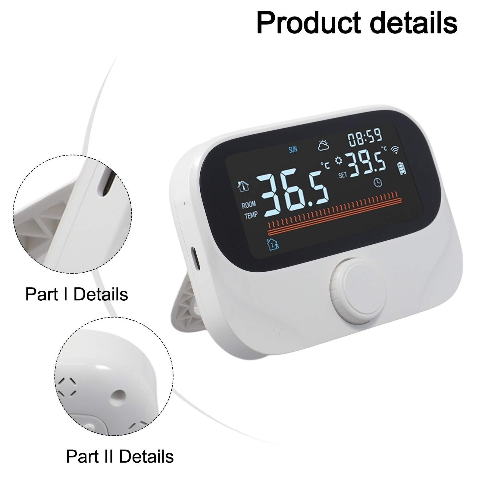 User friendly RF Boiler Thermostat Simplify Your Room's Heating Settings - Picture 30 of 36