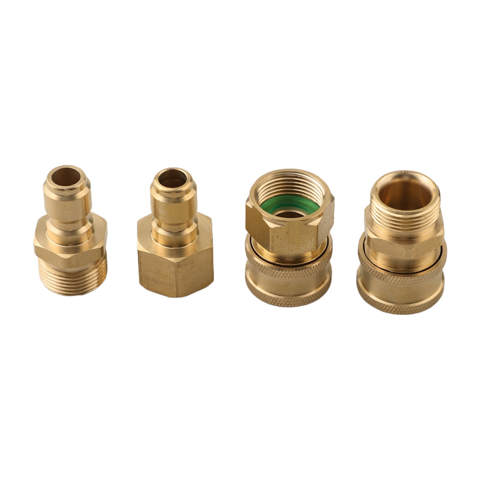 Quick Connect Brass Adapters 4pcs for High For Pressure Washer Hose Connection