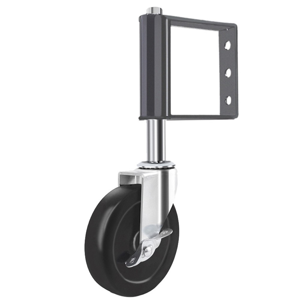 Adjustable Length Garden Gate Wheels with Built in Spring and Brake Features