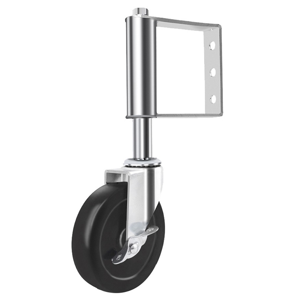 Enhanced Stability Garden Gate Wheels with Shock Absorbing Spring Design