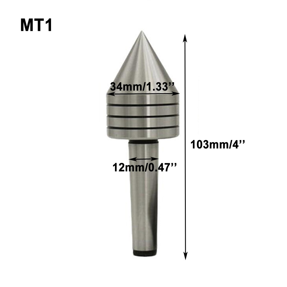 Reliable MT1 Live Tailstock Accessory Enhancing Woodworking Efficiency