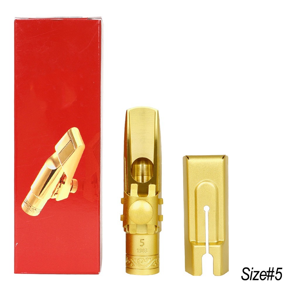 ??l??gant embouchure en laiton finition dor??e vente en gros pour saxophone alto tailles cinq