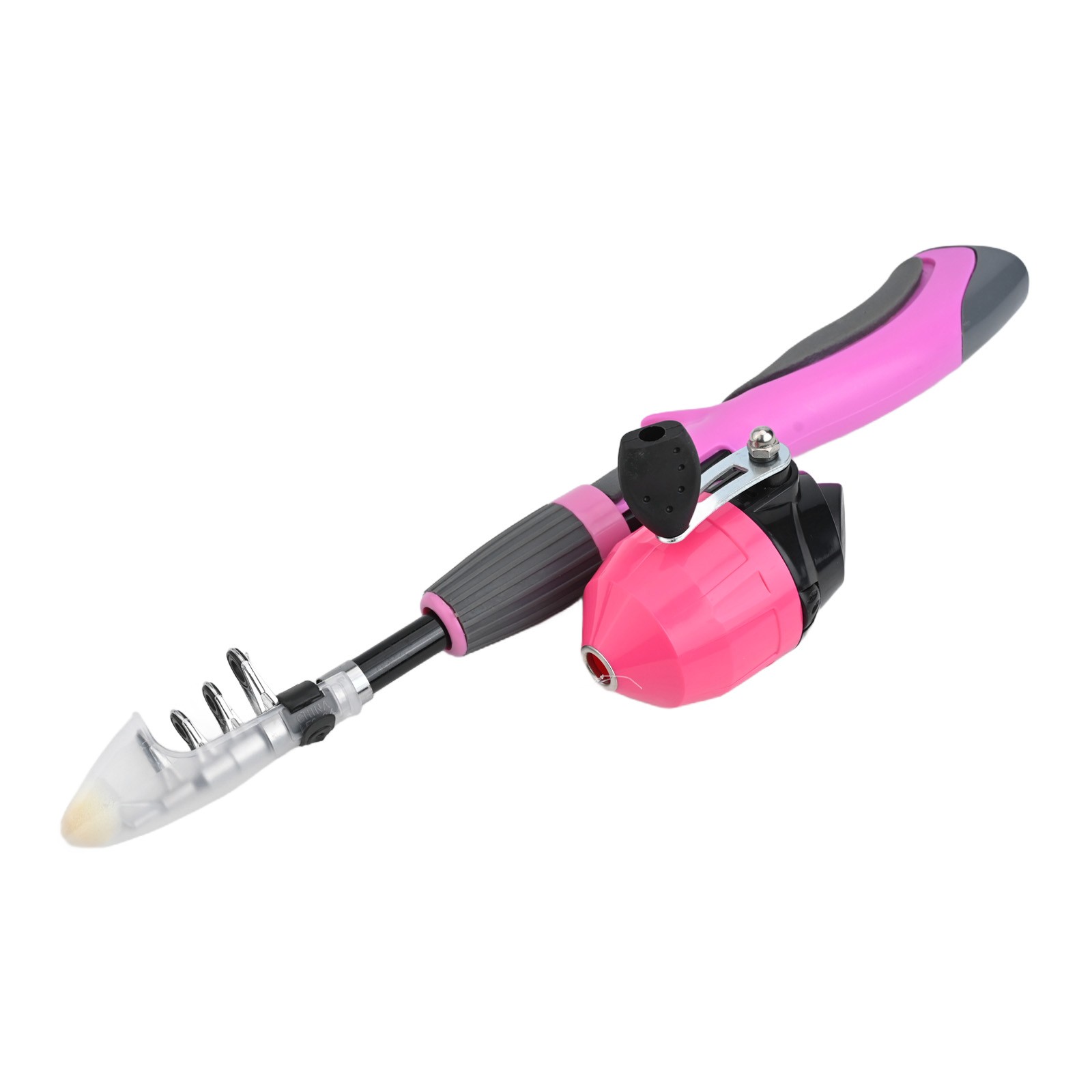 Fishing Rod Fishing Reel 1set 34cm-130cm Orange Pink For Travel Parent-Child - Picture 37 of 38