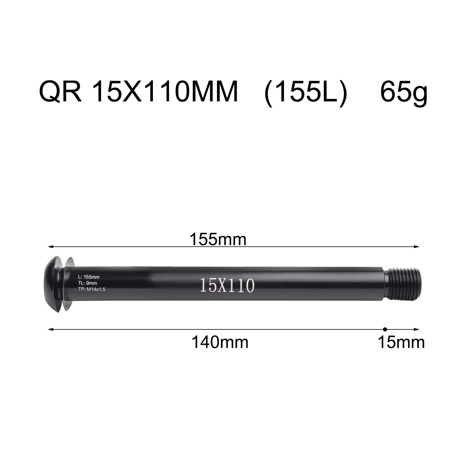 Eje pasante de rendimiento óptimo para horquilla delantera FOX SC32 SC34 SC36 100x110 mm - Imagen 24 de 29