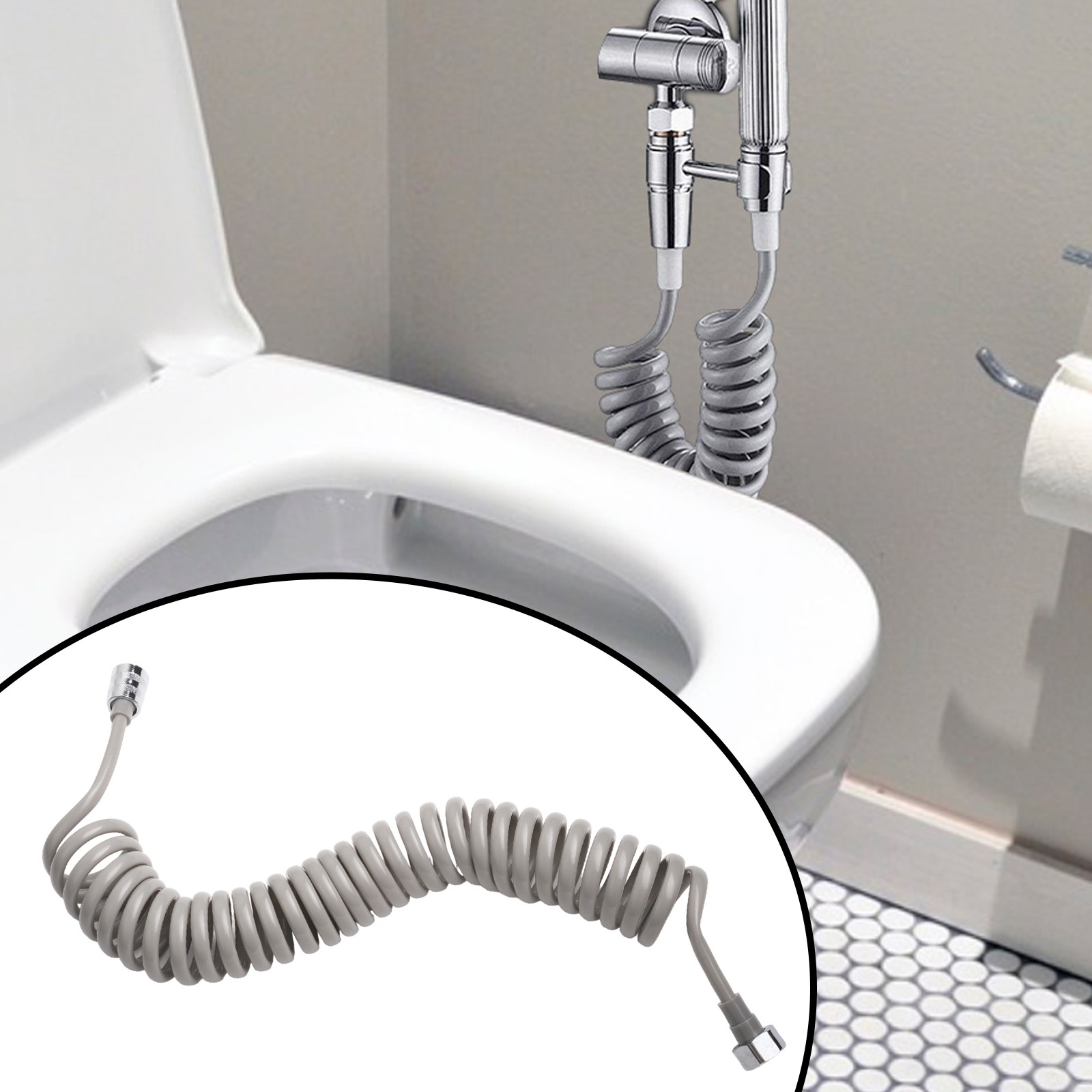 Glatter und vielseitiger Spiralfederschlauch für Duschkopf belastbar und flexib - Bild 18 von 28