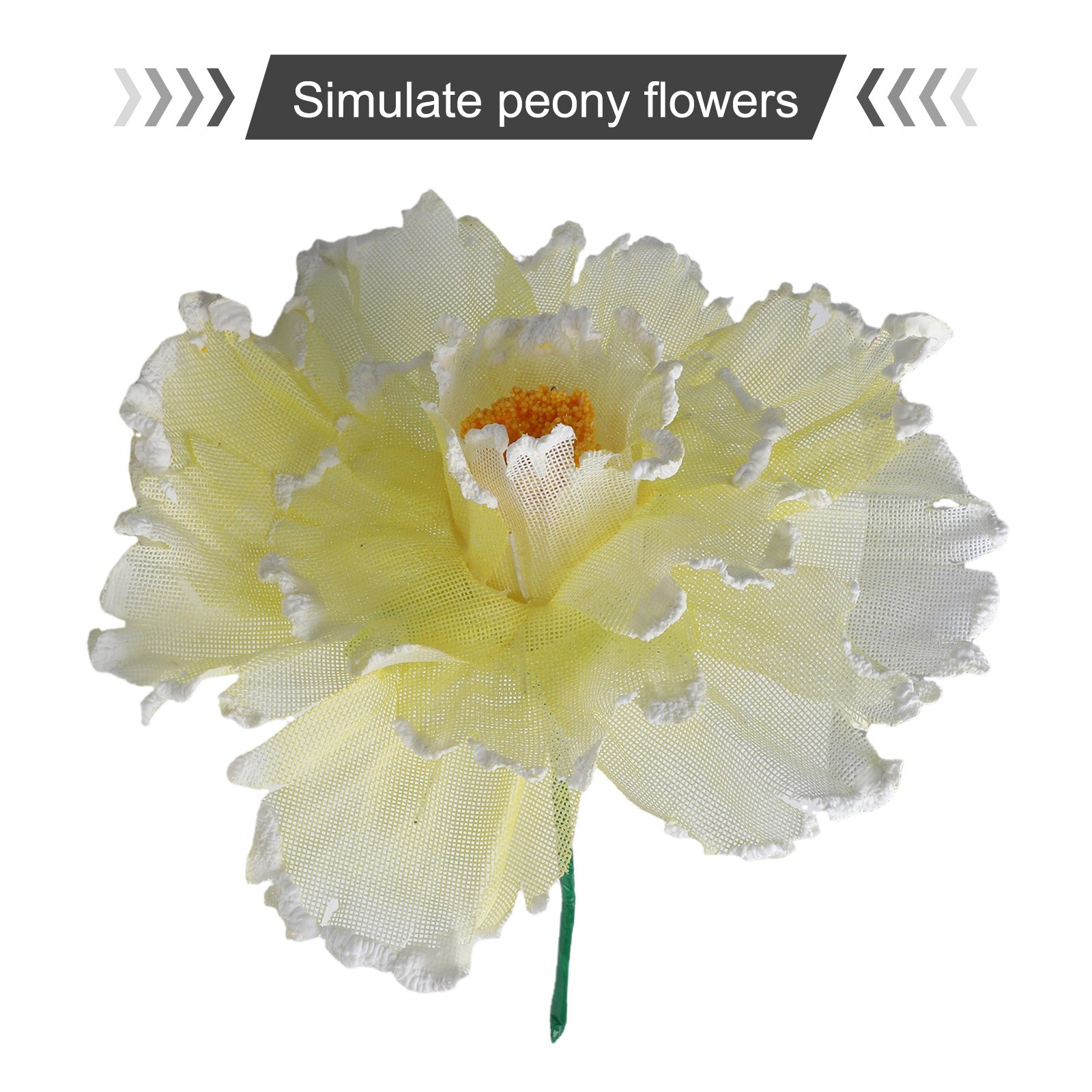 Graceful Green Large Peony Display Prop Perfect for Home and Events (Green) - Picture 40 of 47