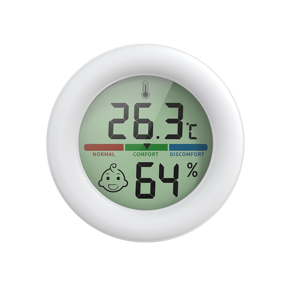 Medidor de clima interior fácilmente instalable con múltiples opciones de colocación
