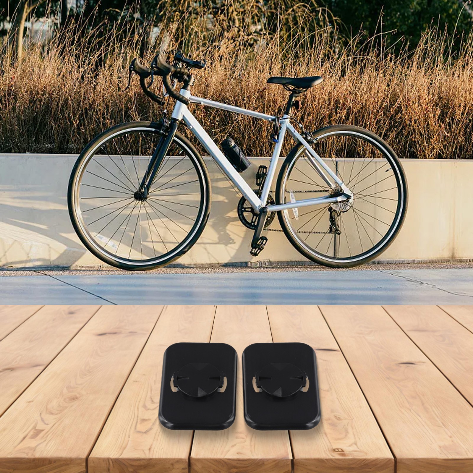 Klebeschablone Adapter für Handyhalter an Fahrradcomputer Halterung - Bild 29 von 36