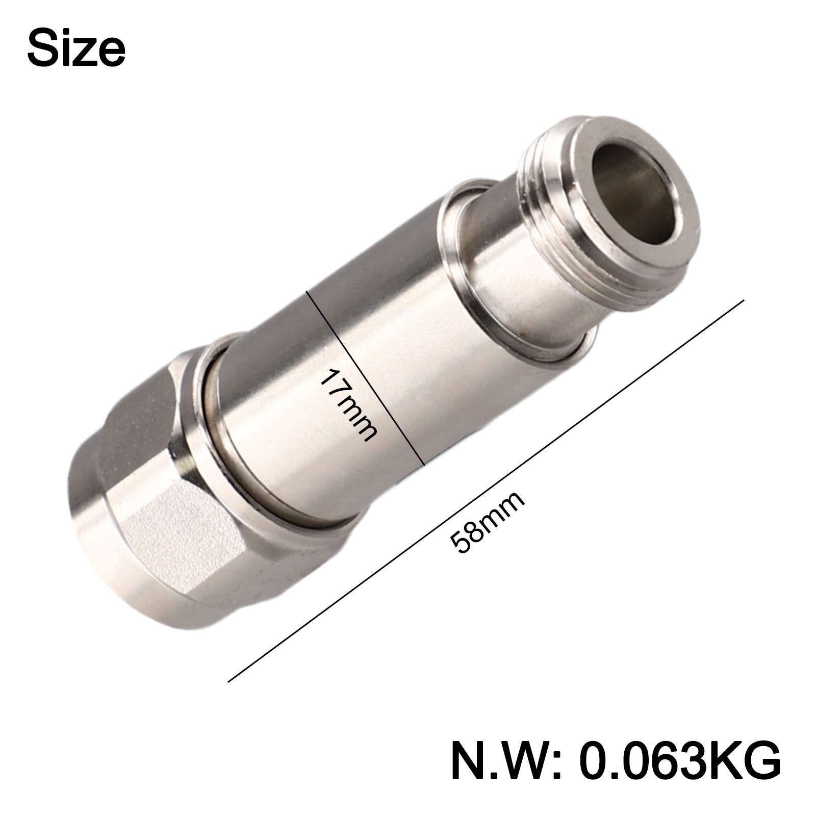 Atténuateur mâle à femelle type N avec alliage ternaire plaqué cuivre pour D - Zdjęcie 66 z 135