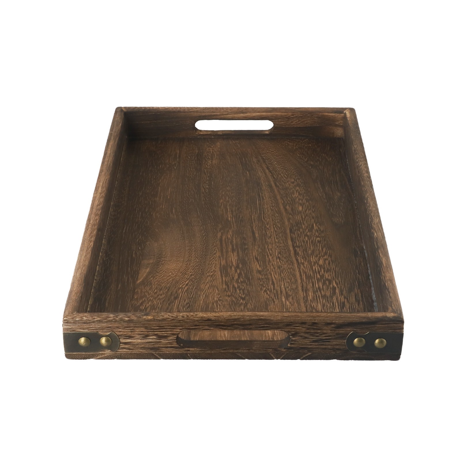 Tea Table Tray Set Wooden Tray Set Elegant Design Powerful Storage Capabilities - Picture 24 of 37
