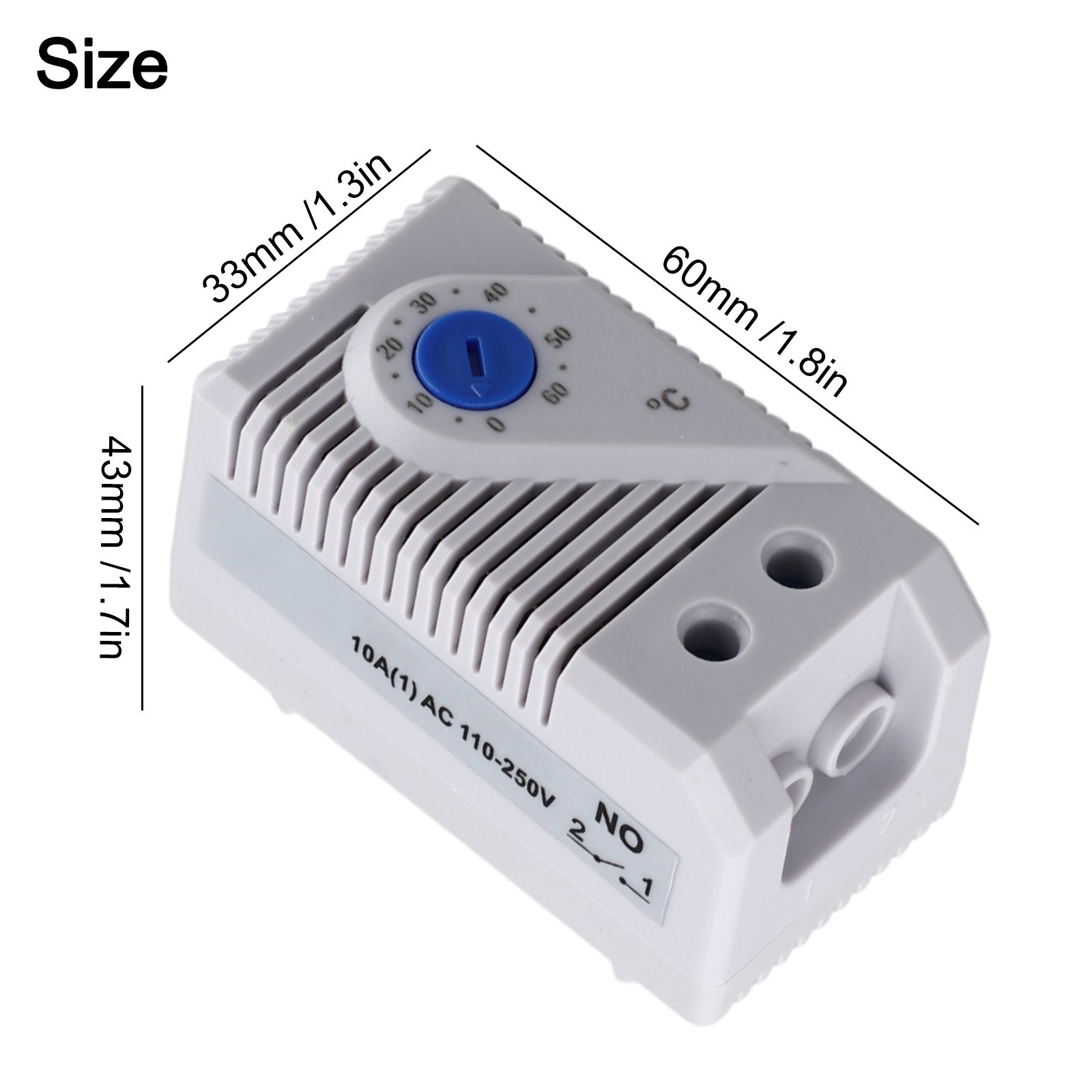 Bimetallic Temperature Controller Designed for Safe Home Use and Installation