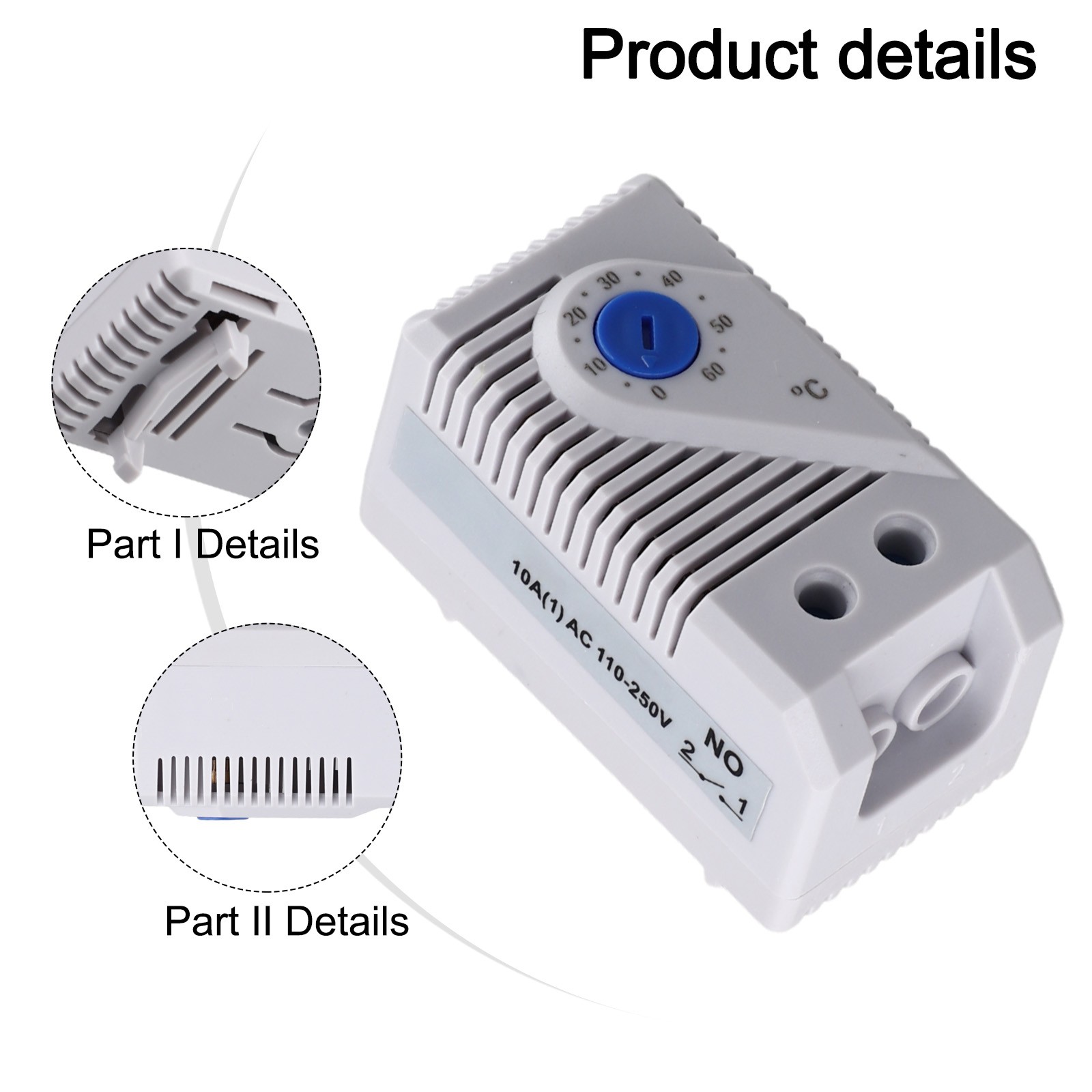 Bimetallic Temperature Controller Designed for Safe Home Use and Installation