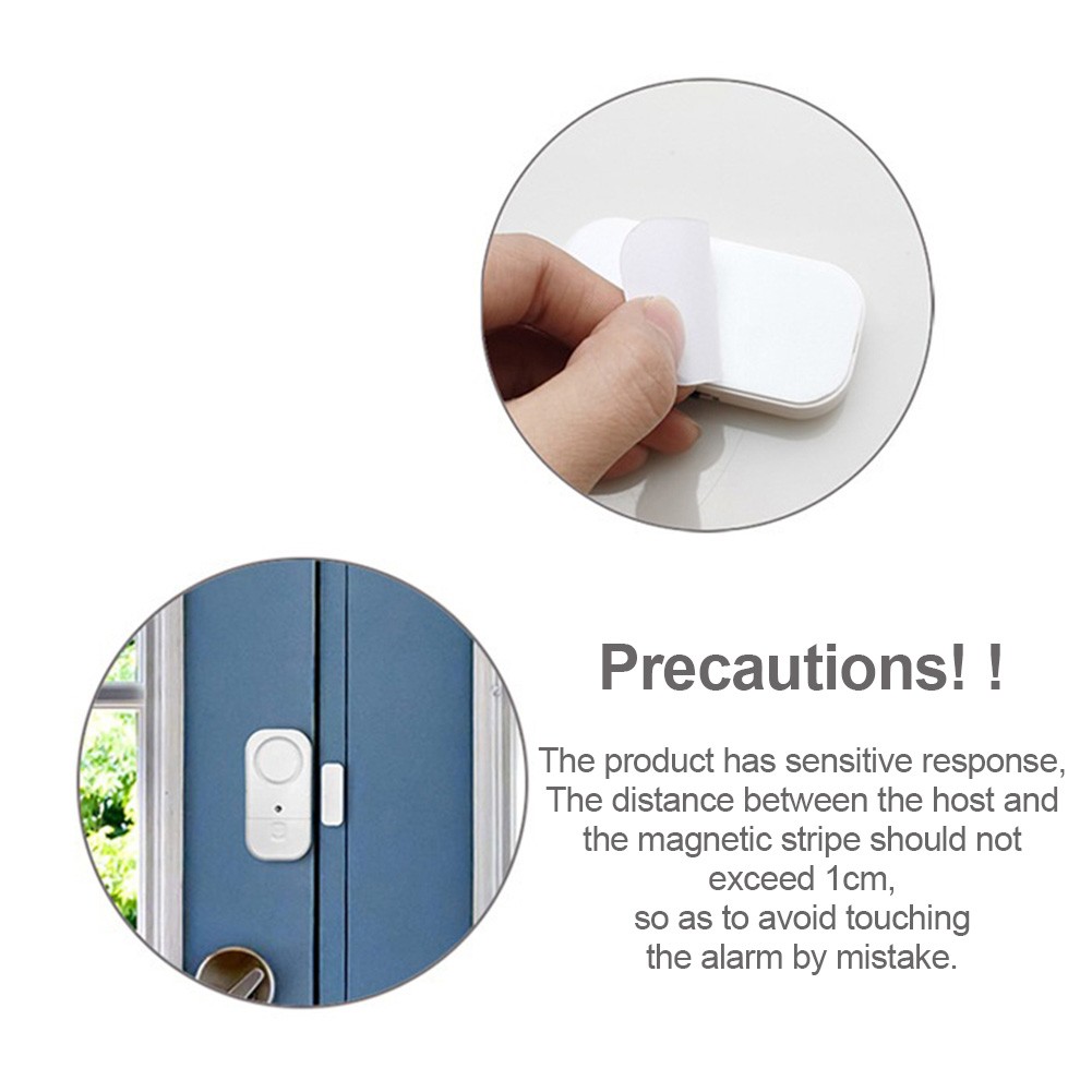 Loud 125 dB Wireless Door Alarm Simple Operation for Enhanced Home Security - Picture 24 of 24