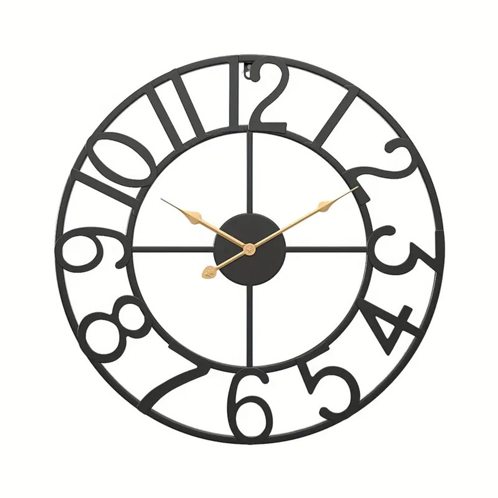 Stilvolle Wanduhr aus Metall für den Außenbereich perfekt für Garten und für - Bild 10 von 52
