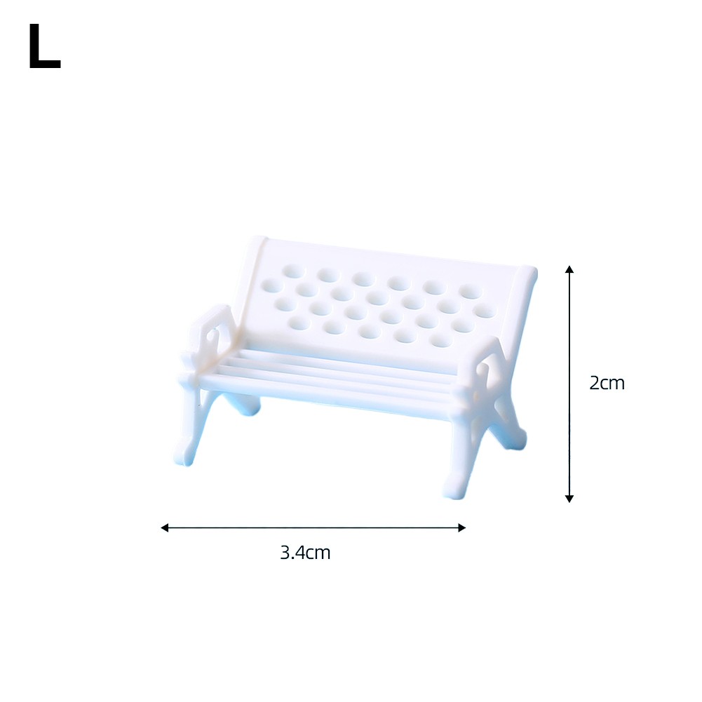 Kunststoff Mini Stühle zum Basteln Set von 10 oder 100 Stück Optionen verfügb - Bild 10 von 29
