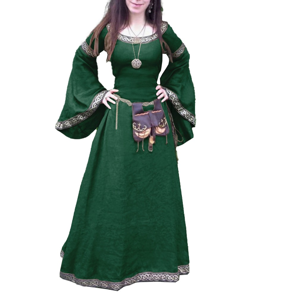 Long Sleeve Women Renaissance Dress Gothic Style for Performance Events - Picture 11 of 18