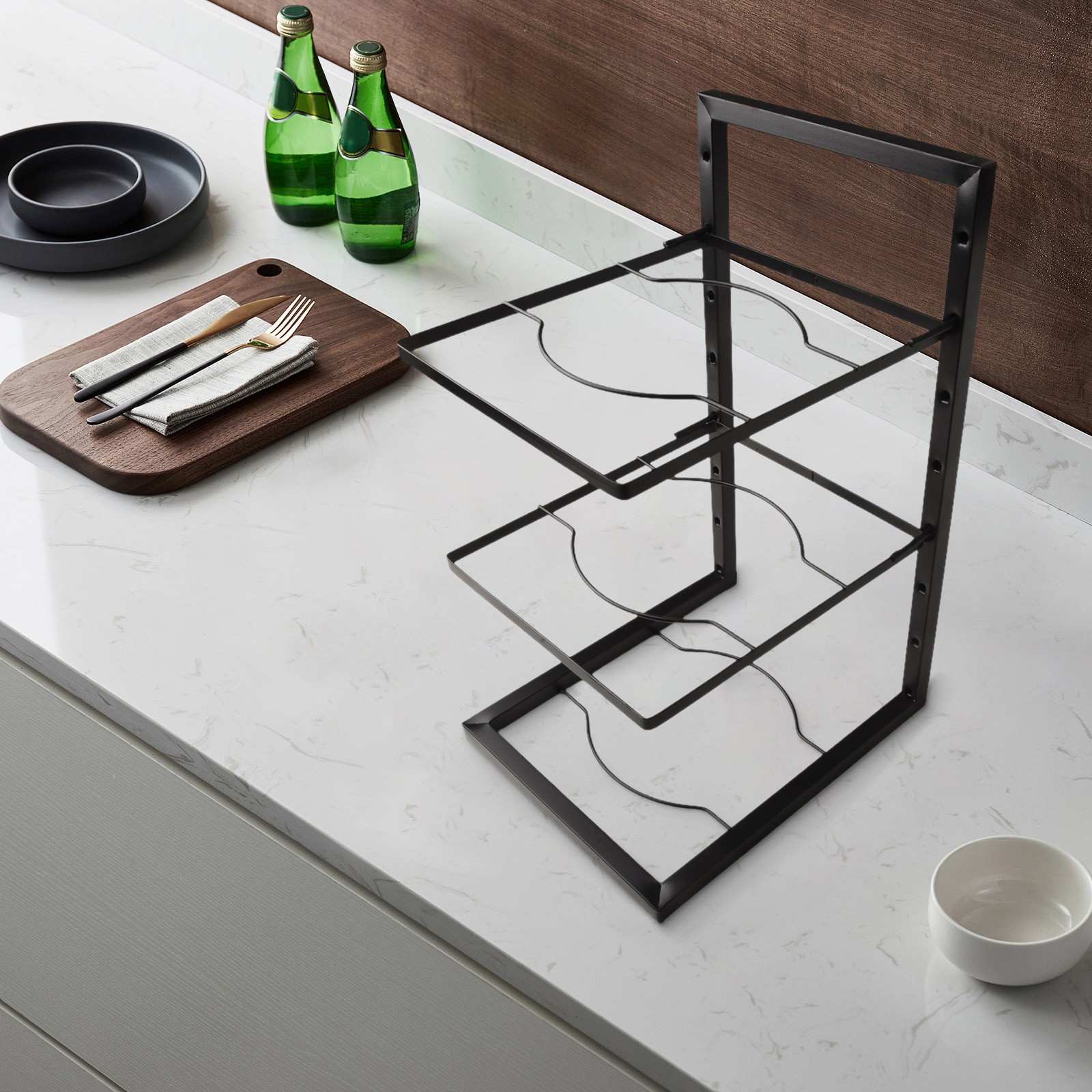 Pfanne soldes Rack Schwerlast Unter Kabinett Unter Sink -Speicher Platten Geburtstag
