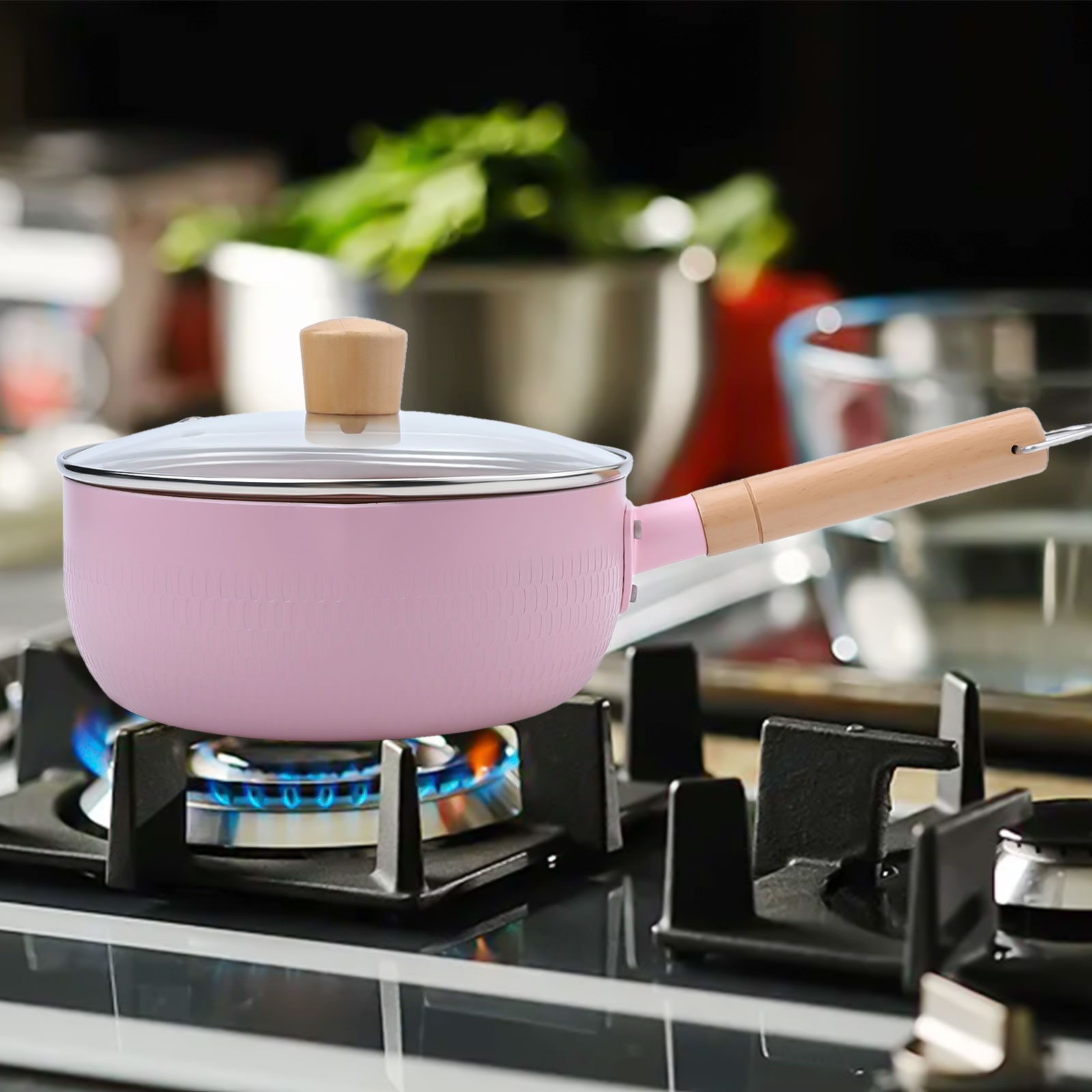 Daily Use Friendly Nonstick Milk Pots Made from Premium Materials 18cm - Picture 30 of 38