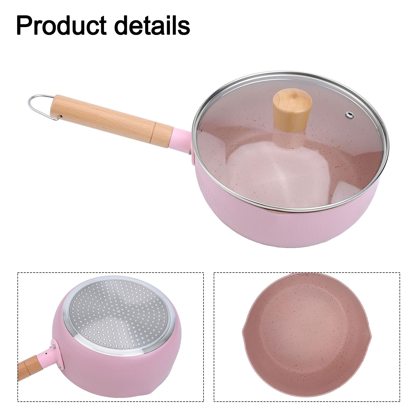 Daily Use Friendly Nonstick Milk Pots Made from Premium Materials 18cm - Picture 29 of 38