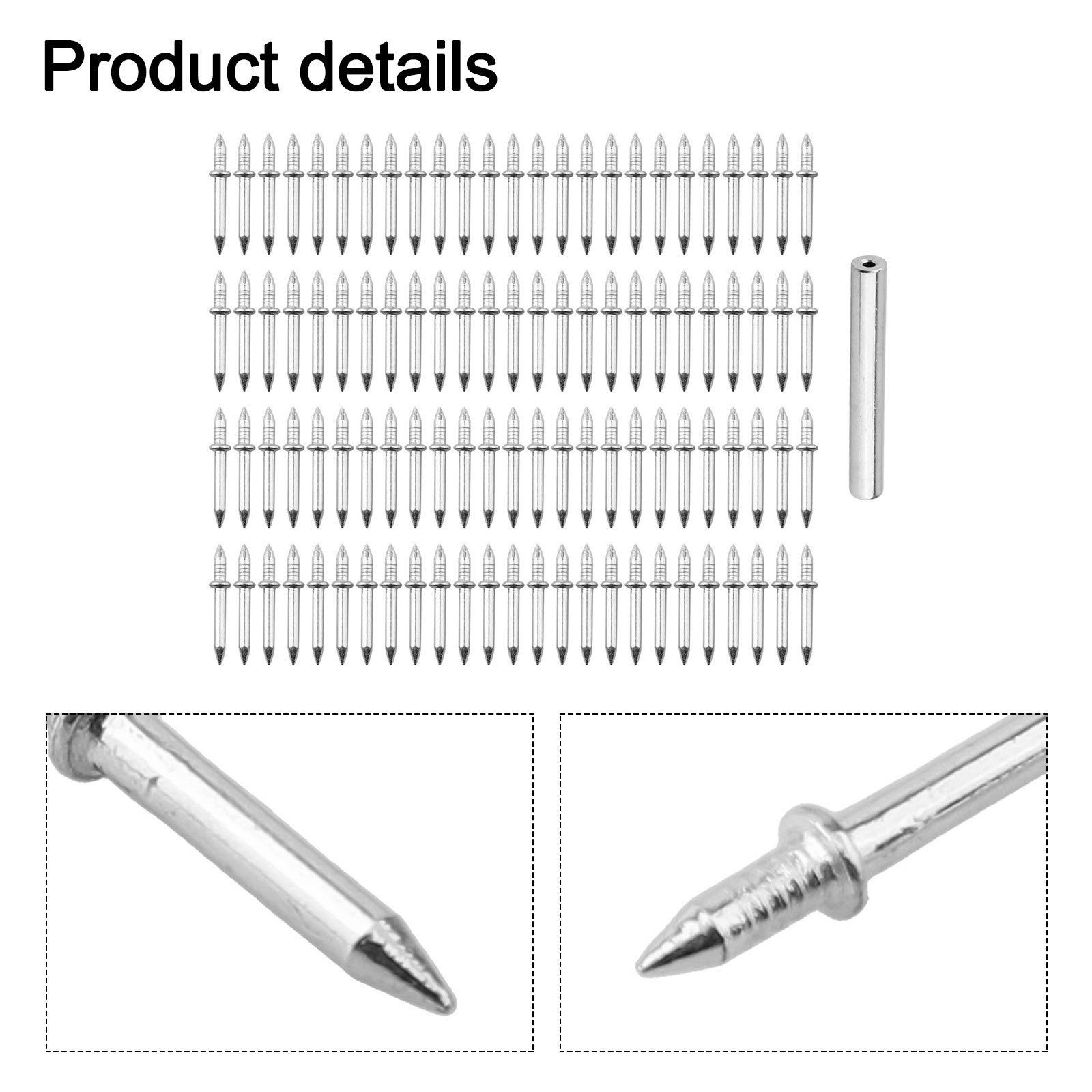 Zweizweck nahtlose Nägel perfekt für Heimwerker und professionelle Anwendungsf - Bild 29 von 30