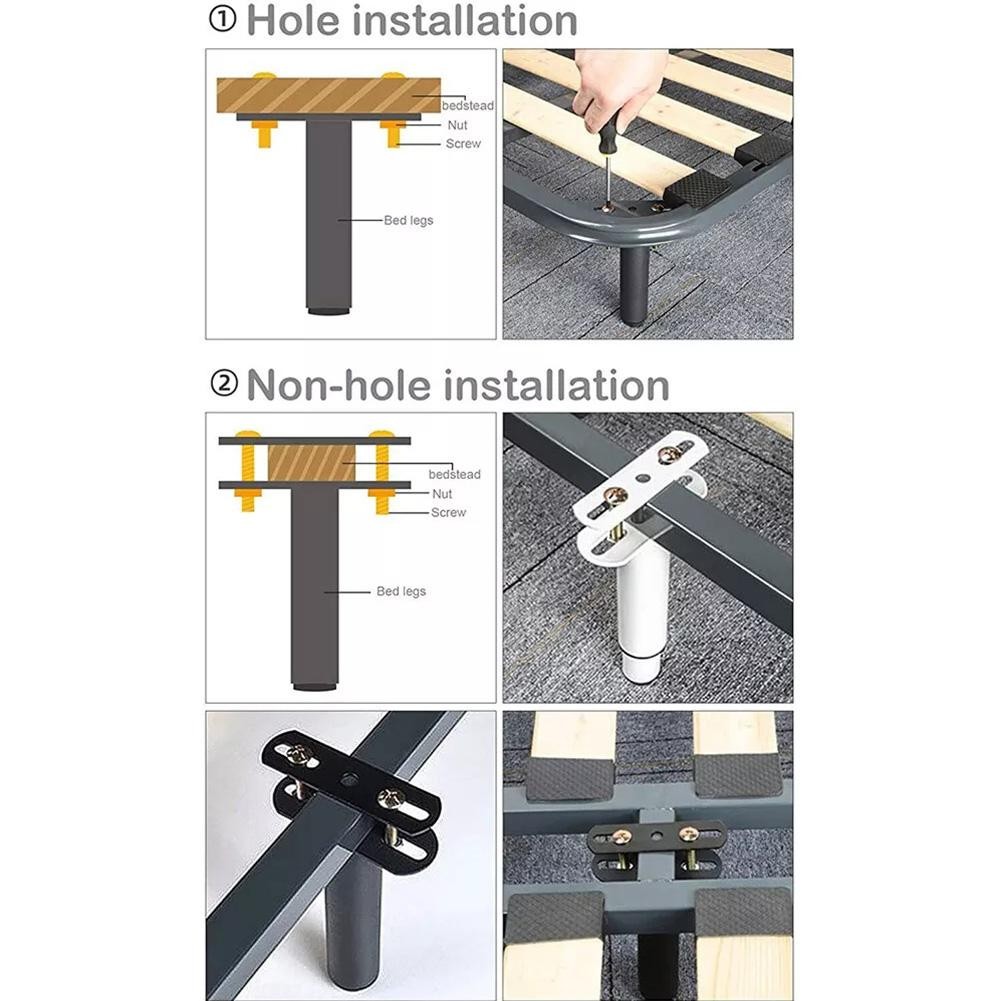 Sturdy Adjustable Bed Legs to Prevent Sagging and Extend Mattress Life - Picture 20 of 29