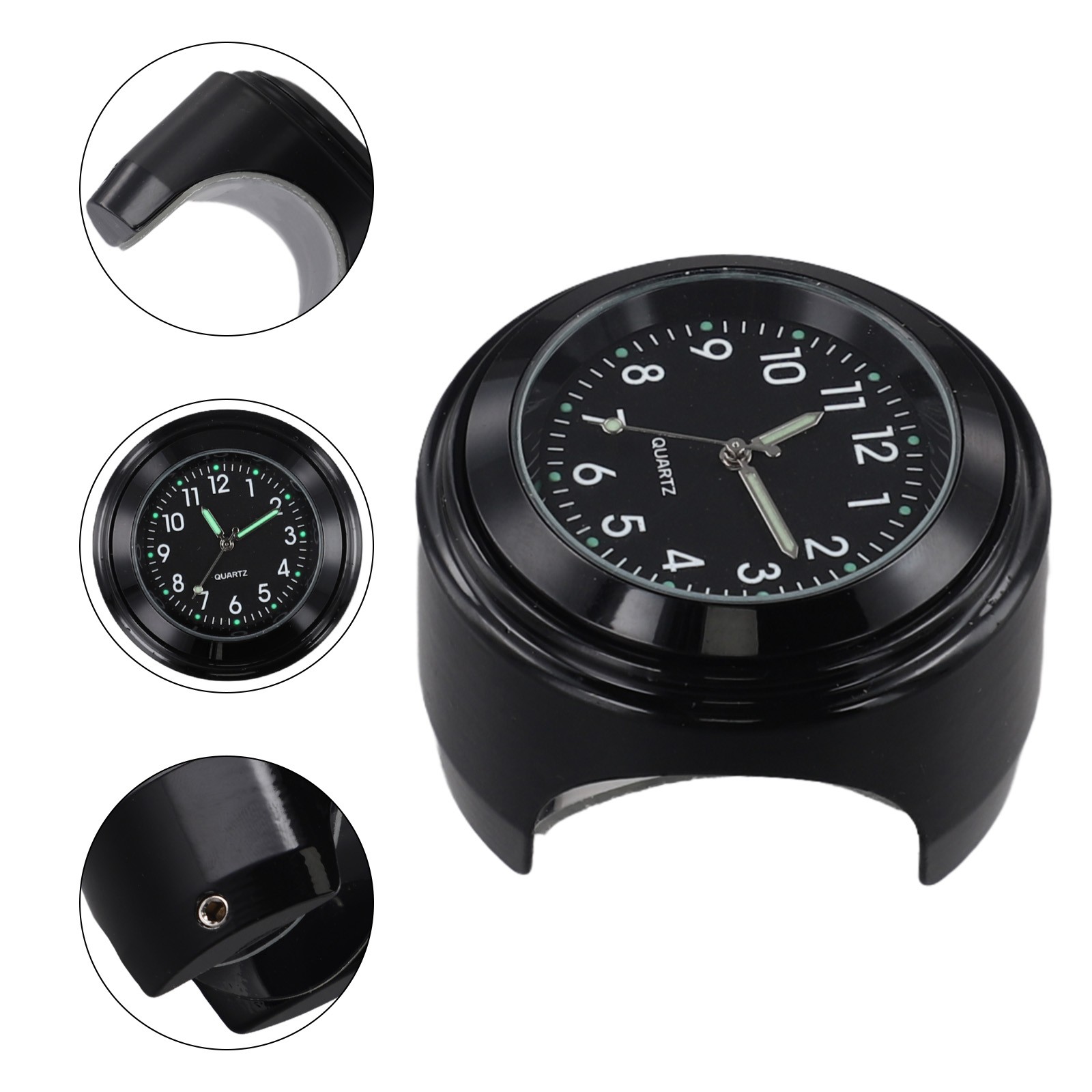 Bike Accessories Handlebar Clock And Thermometer Convenient And Stylish - Picture 35 of 42