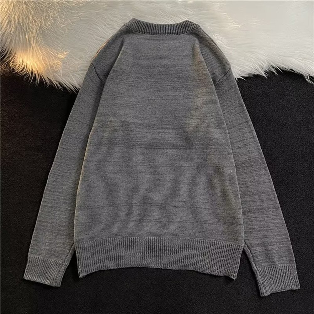 Mans Trendy Loose Fit Sweater with Comfortable Design for Everyday Use - Picture 14 of 28