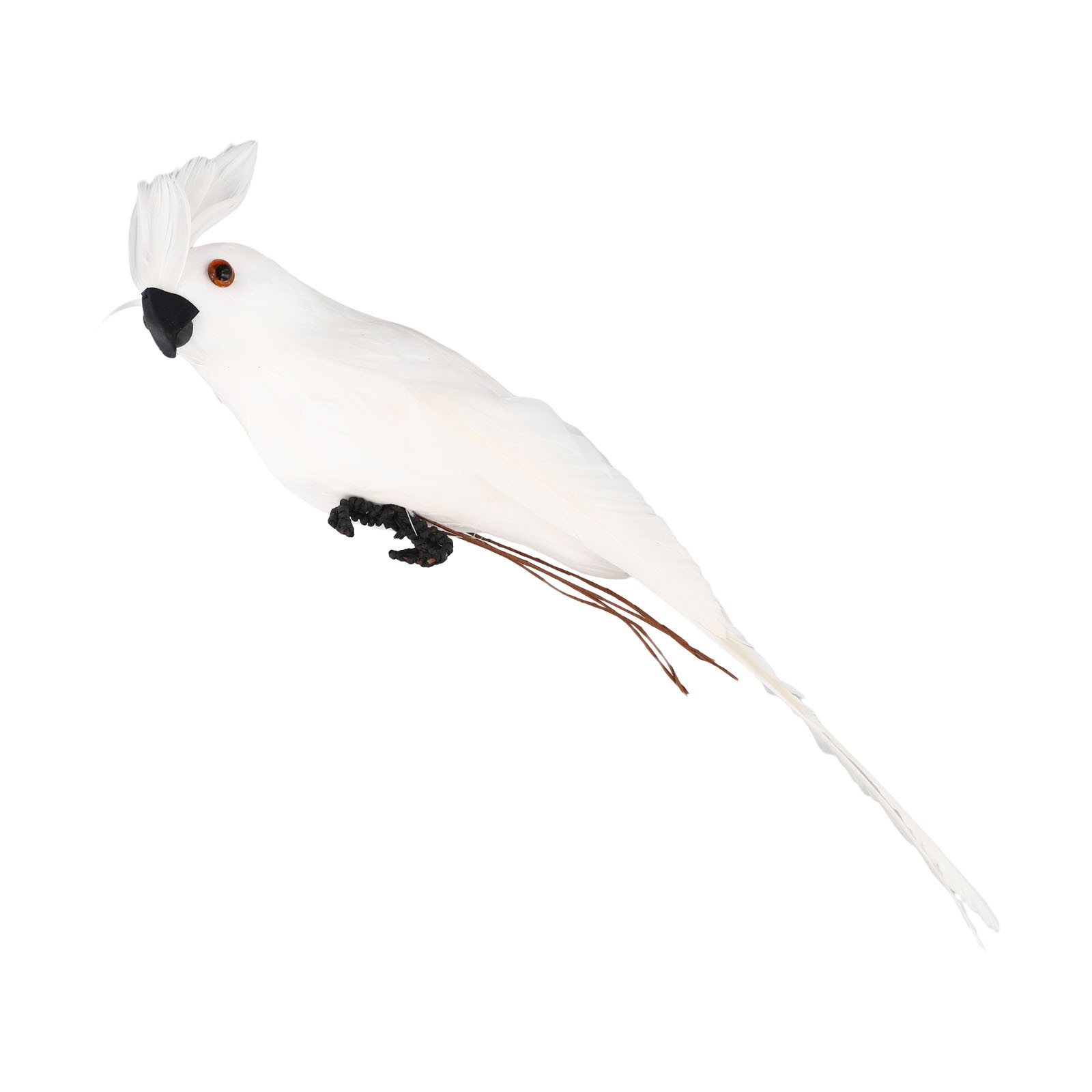 1x Artificial Fake Parrot Lifelike Feathered Bird Imitation soldes Garden-Ornament 25cm