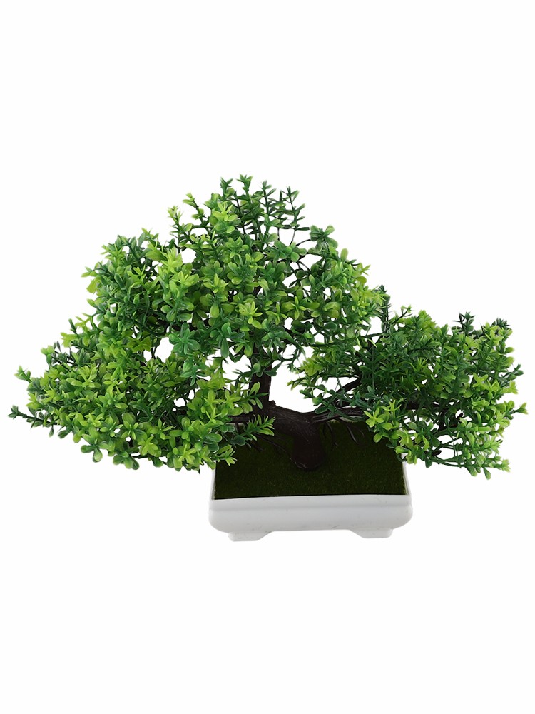 Durable Bonsai Potted Plant Artificial Pot Plastic Simulation Pine Tree - Picture 41 of 61