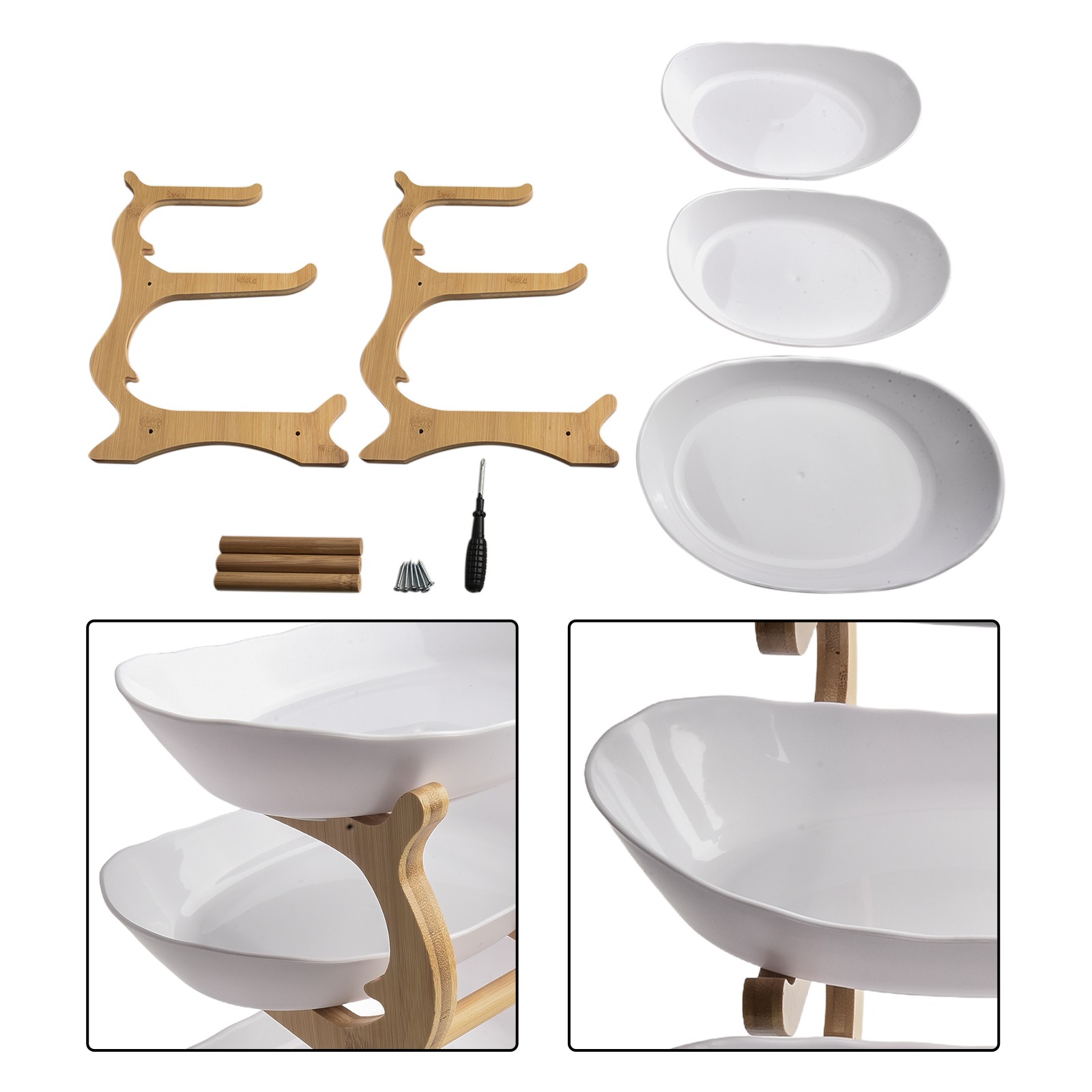 Serving Option Showcase Snack Tray Candy Tray Vertical Design Large Quantity - Afbeelding 30 van 33