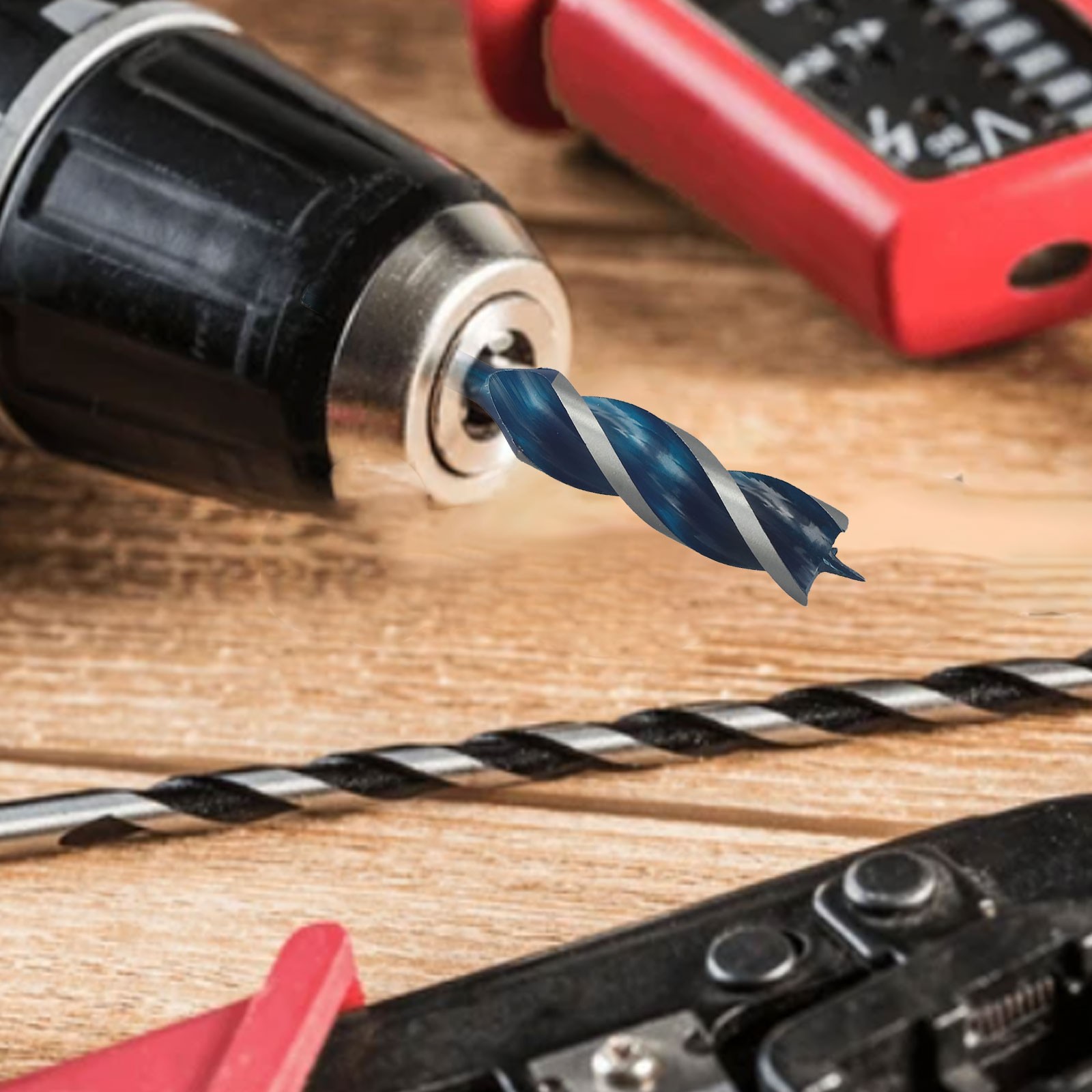 Auger Drill Bit 3 Slot Drill Bit Drilling Operations Precise Hole Positioning - Bild 34 von 50