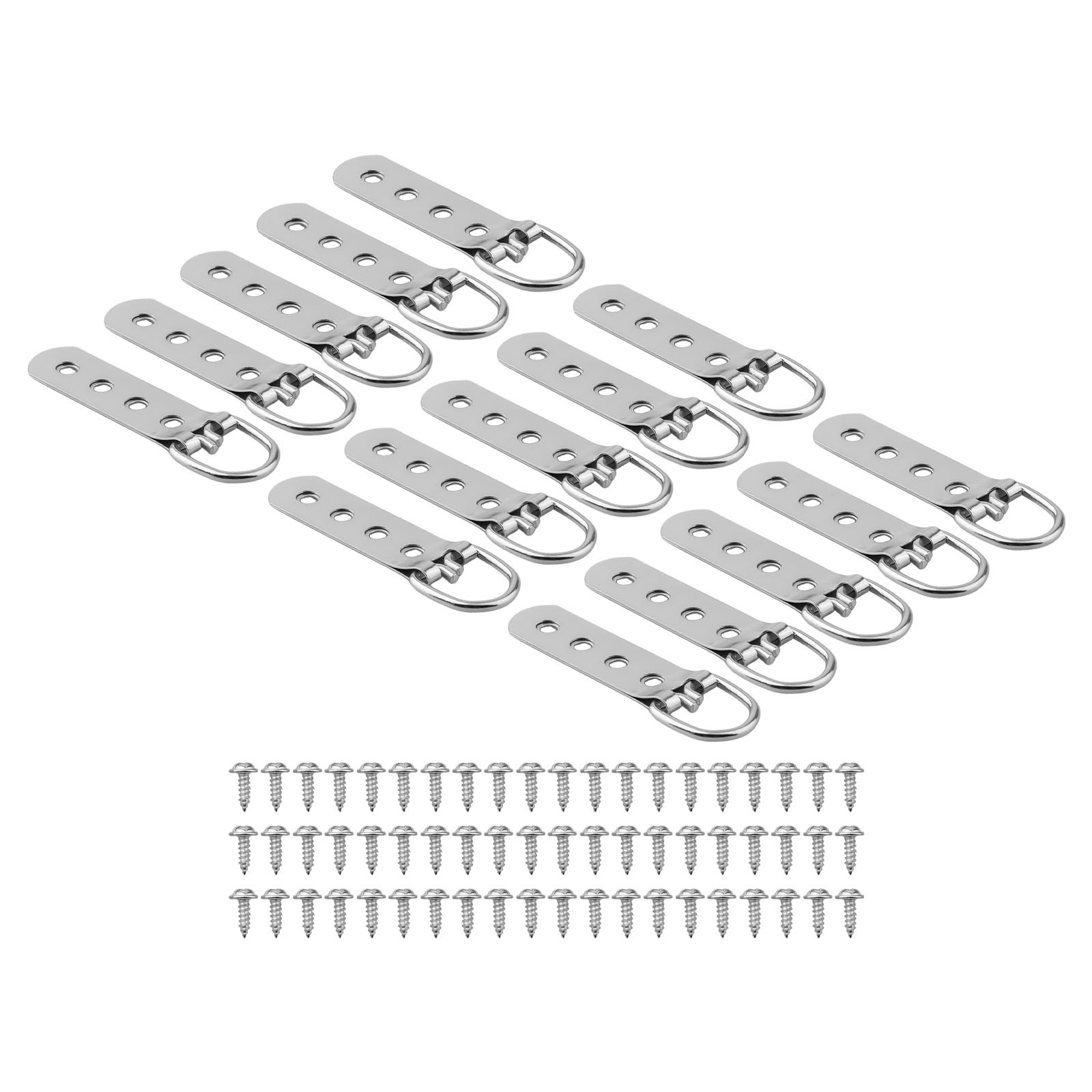 Robuste D Ringe Bilderaufhänger mit Edelstahlschrauben für einfachen Aufbau - Bild 40 von 44