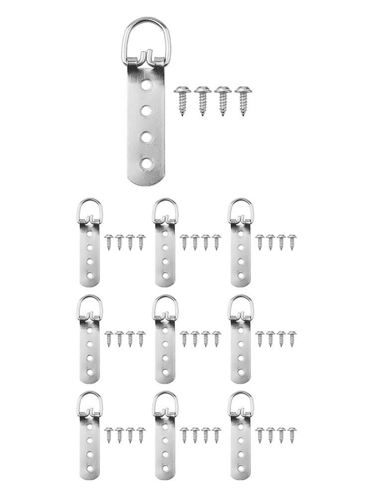 Robuste D Ringe Bilderaufhänger mit Edelstahlschrauben für einfachen Aufbau - Bild 31 von 44