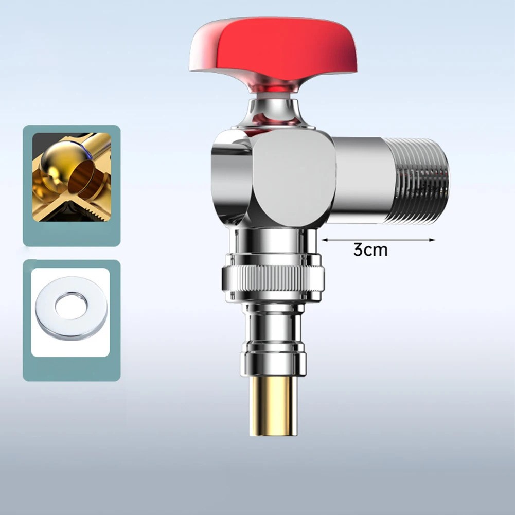 Washing Machine Compatible Copper Ball Valve with High Flow Rate offres Capabilities
