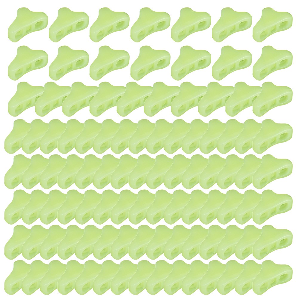 Tent Awning Ropes with Buckles 100pc Fluorescent Design for Safety Outdoors