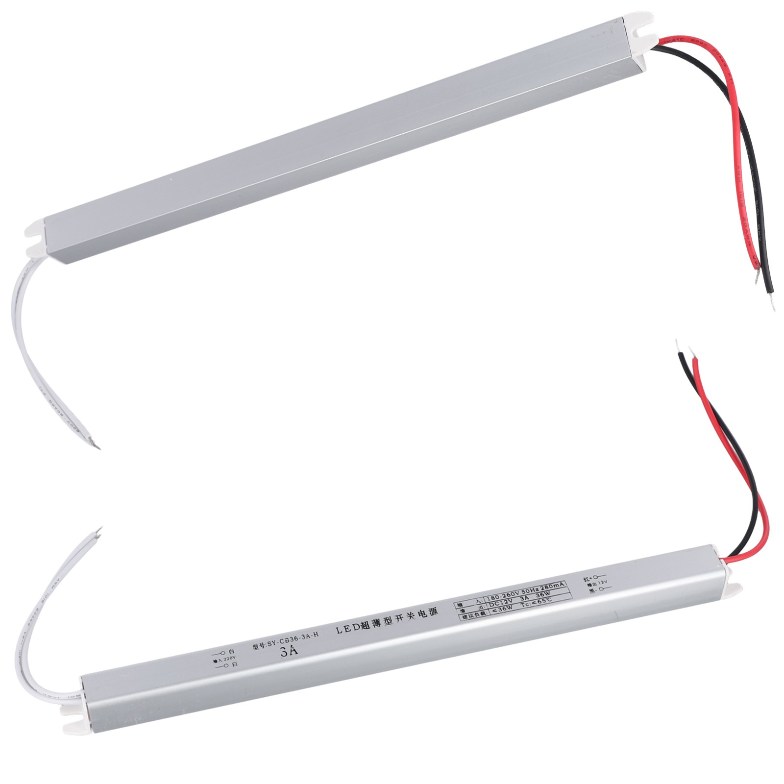 Adaptateur interrupteur conducteur LED standard -30-65��C 12V/24V 18W-60W AC220V - Imagen 16 de 36