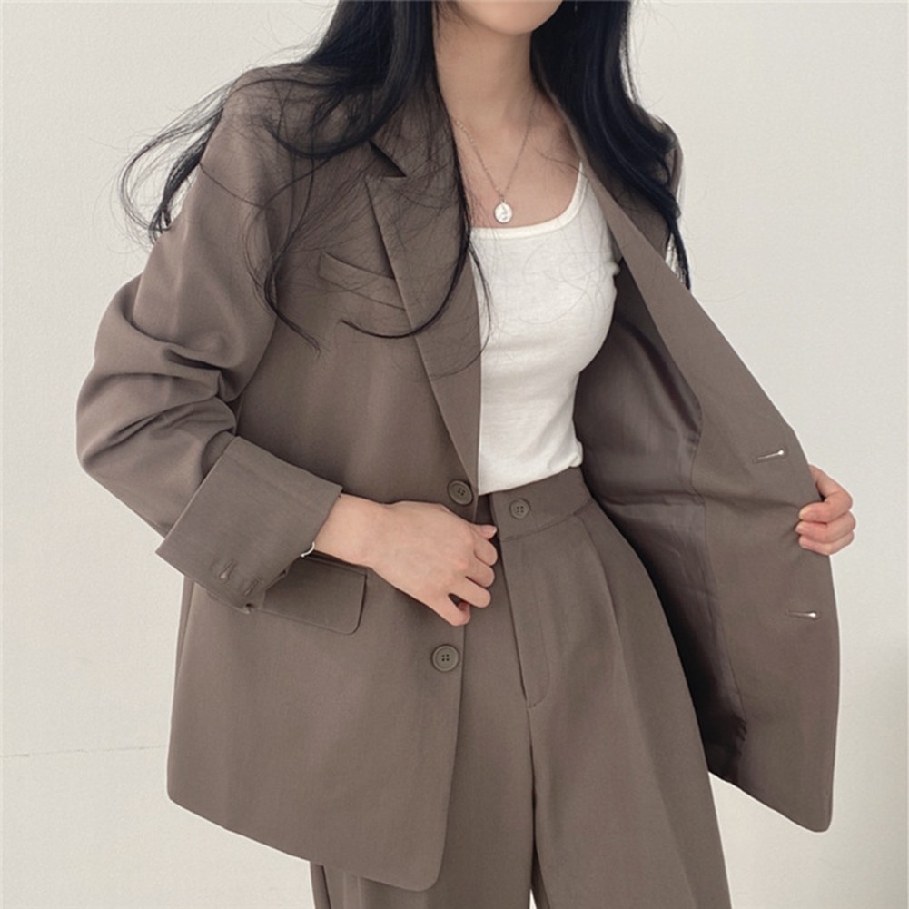 Fashion Forward Women's 2PCS Outfit Elegant Blazer with Matching Pants - Picture 32 of 48