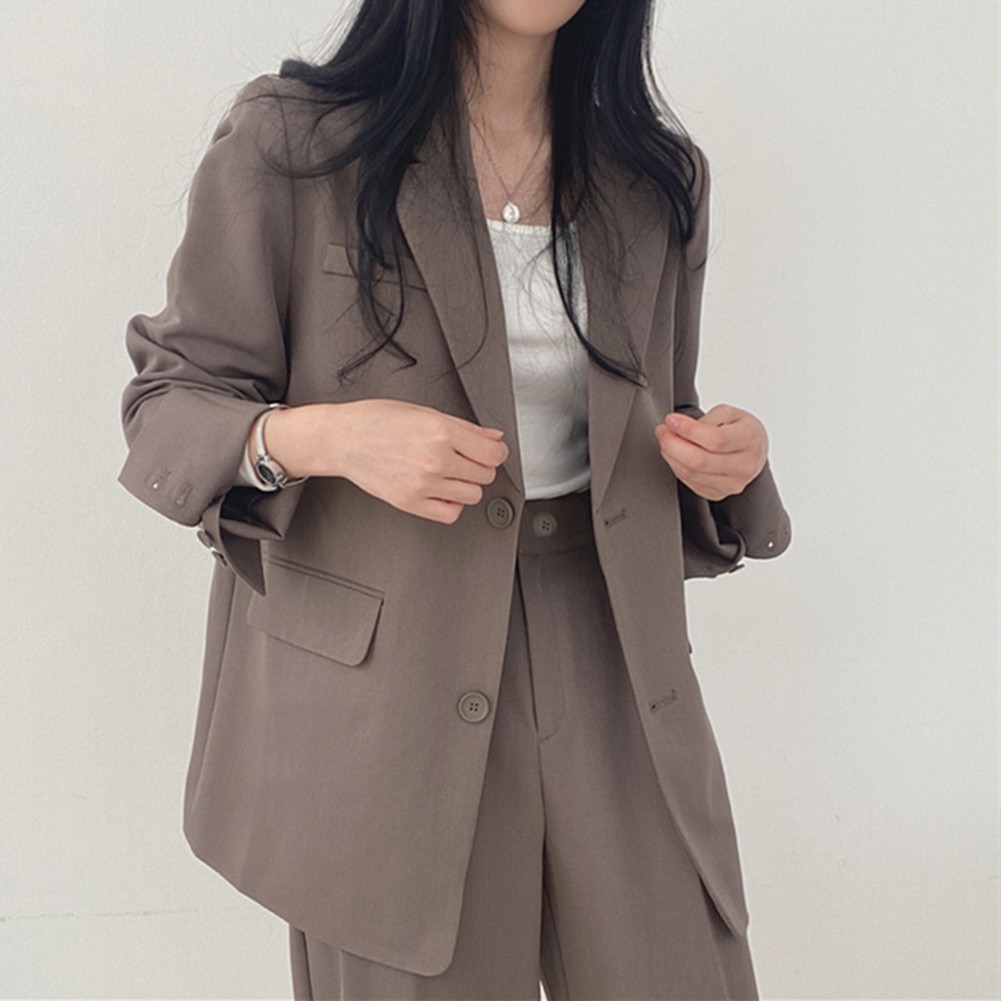 Fashion Forward Women's 2PCS Outfit Elegant Blazer with Matching Pants - Picture 31 of 48