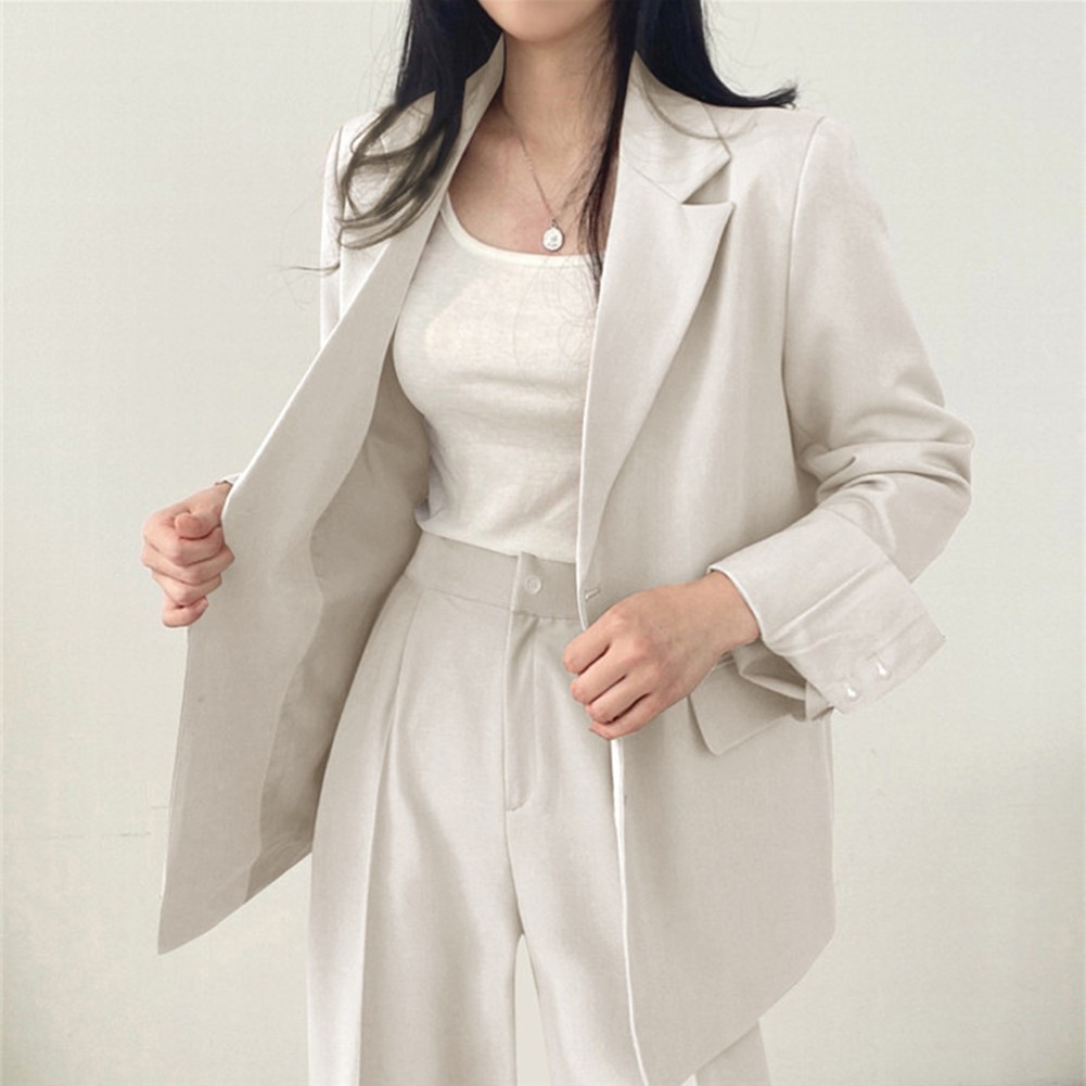 Fashion Forward Women's 2PCS Outfit Elegant Blazer with Matching Pants - Picture 23 of 48