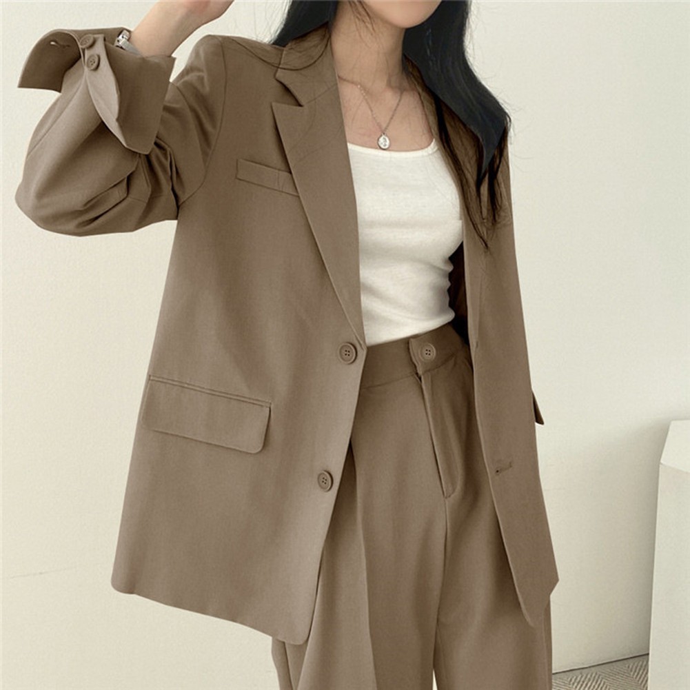 Fashion Forward Women's 2PCS Outfit Elegant Blazer with Matching Pants - Picture 27 of 48