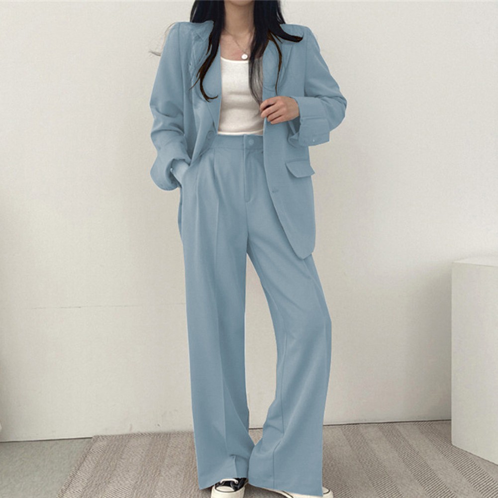 Fashion Forward Women's 2PCS Outfit Elegant Blazer with Matching Pants - Picture 41 of 48