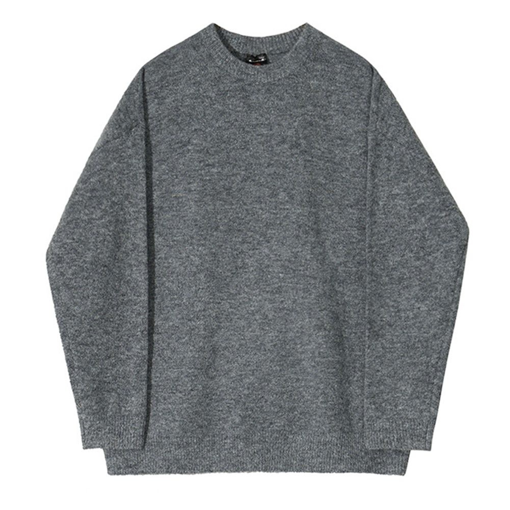 Loose Fit Vintage Style Herren Strickpullover Sweater für den Alltag - Bild 47 von 72